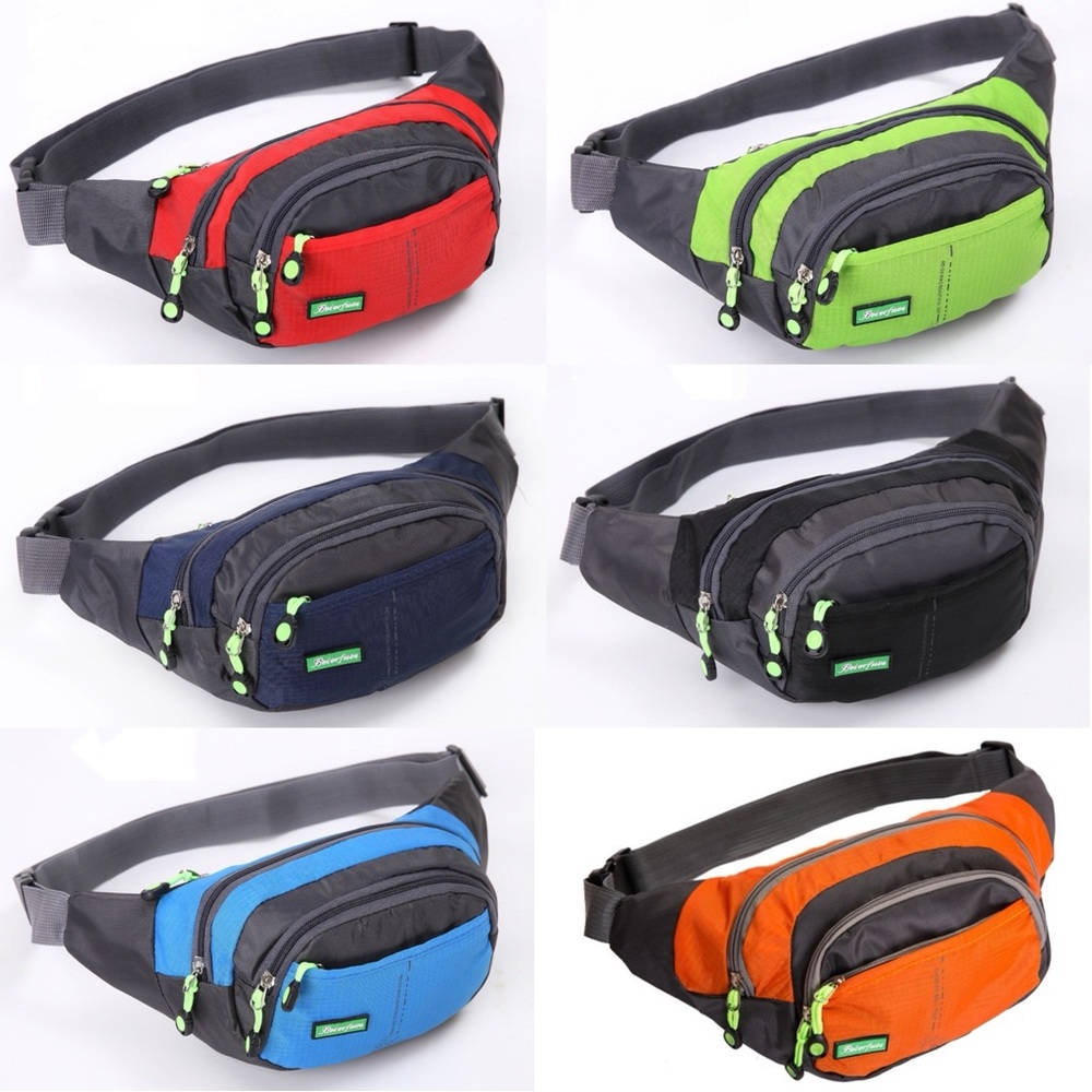 🔥2/$20 Fanny pack 4 Zipper Pockets Unisex Large Capacity Waist Bag